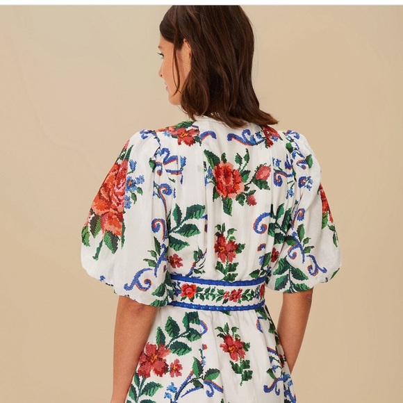 FARM Rio Colorful Floral Mini Dress - Picture 5 of 9